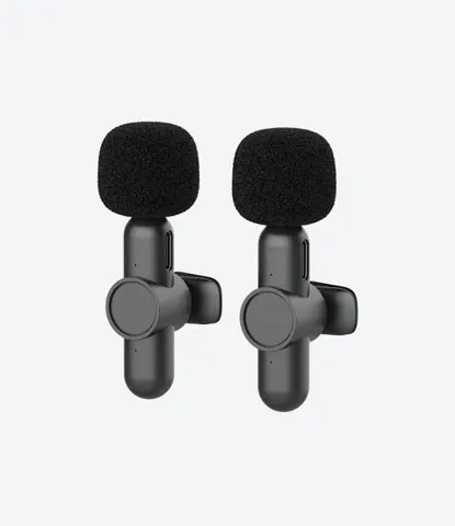 Microfono Corbatero Dual, con Receptor Lightning